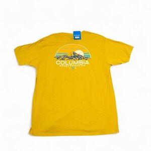 Columbia Bright Yellow Tee